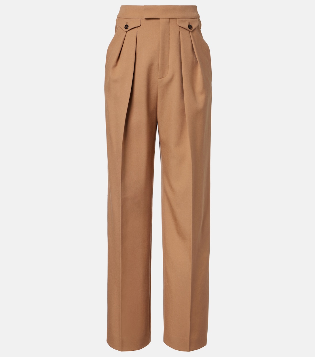 Virgin wool gabardine wide-leg pants | Chloé