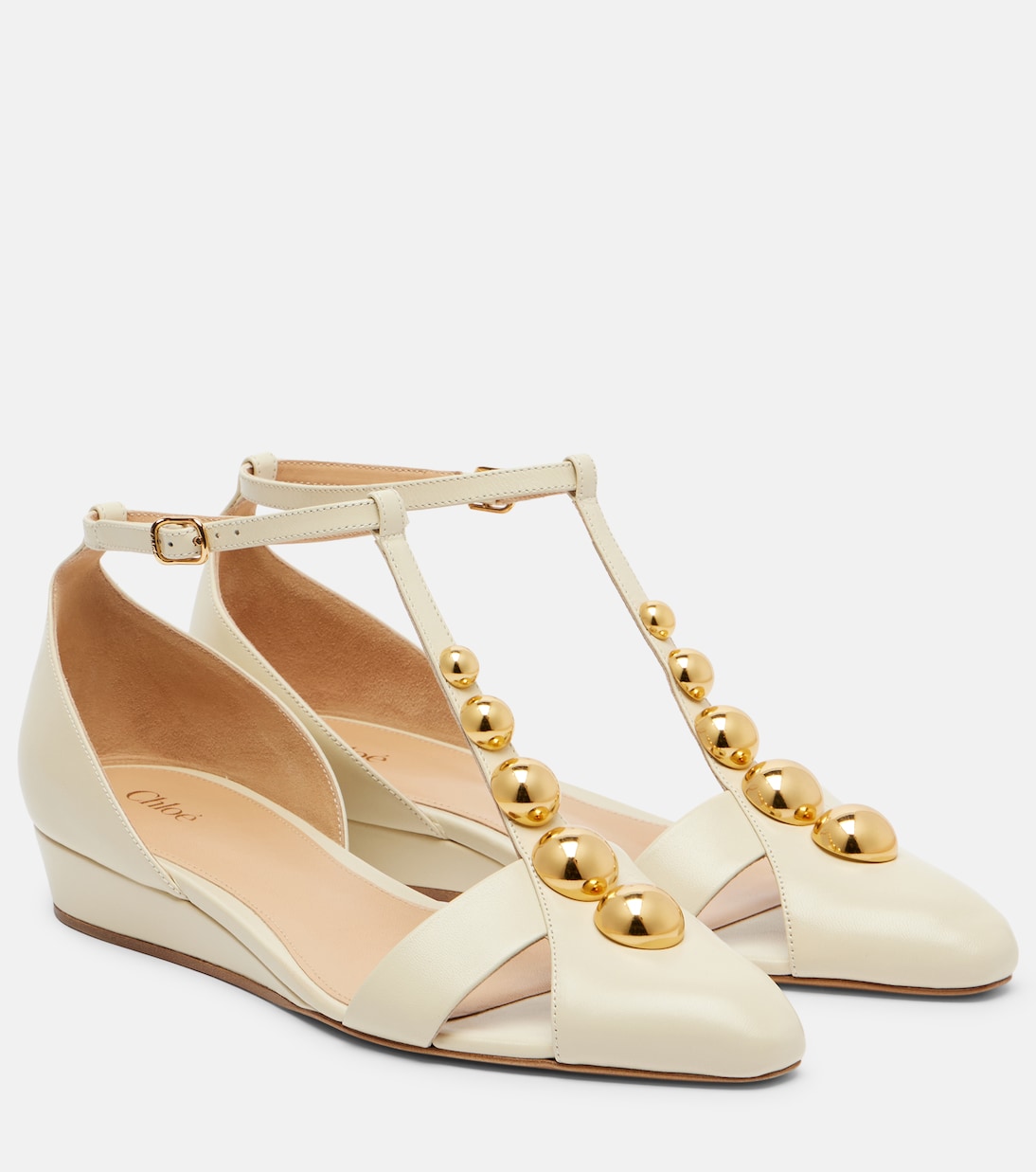 Verzierte Ballerinas aus Leder | Chloé