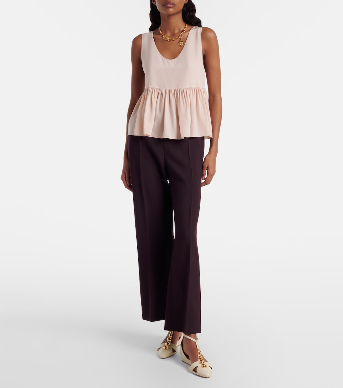 Verzierte Ballerinas aus Leder | Chloé