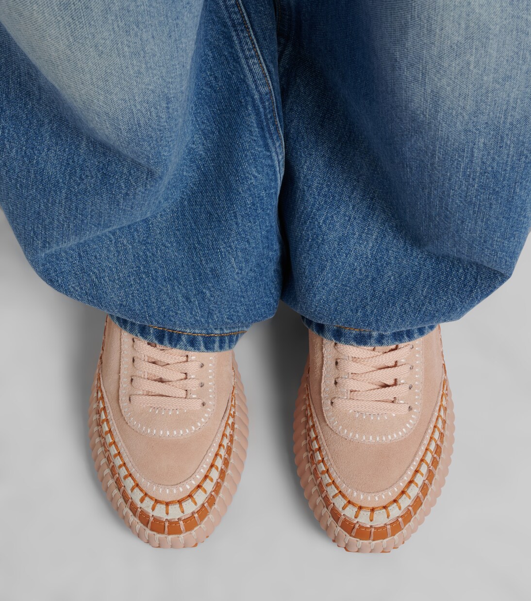 Nama suede platform sneakers | Chloé