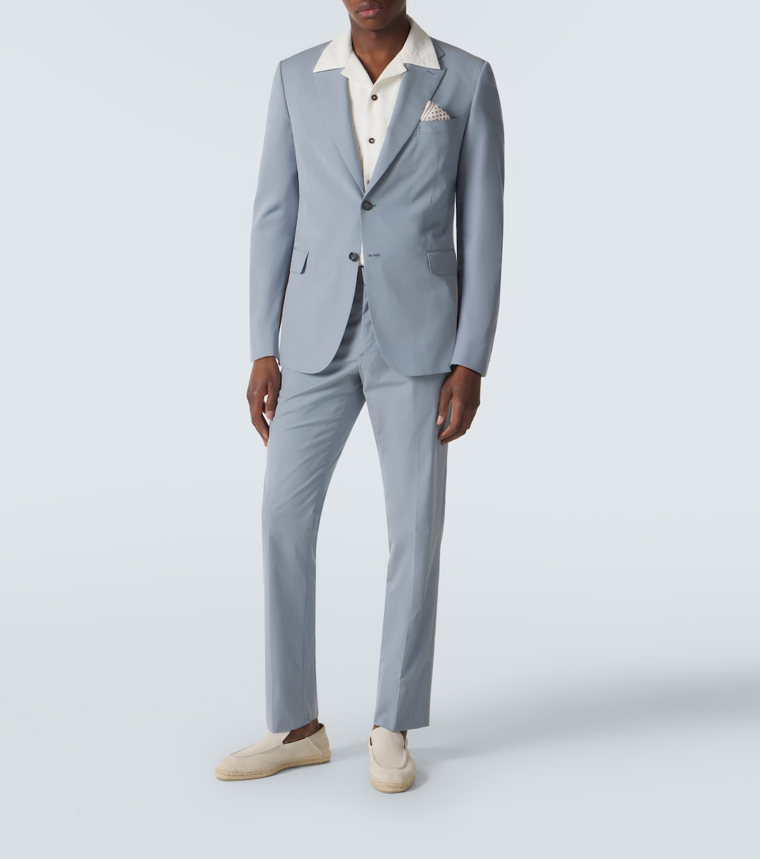 Trevi cotton and silk-blend suit | Brioni