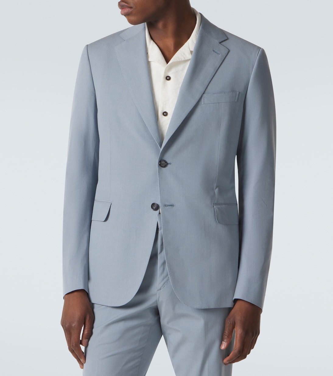 Trevi cotton and silk-blend suit | Brioni