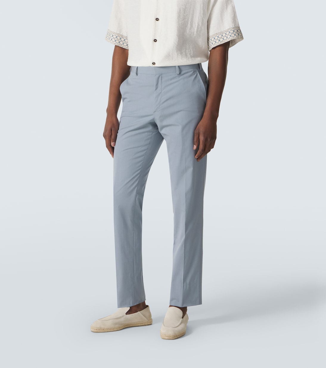 Trevi cotton and silk-blend suit | Brioni