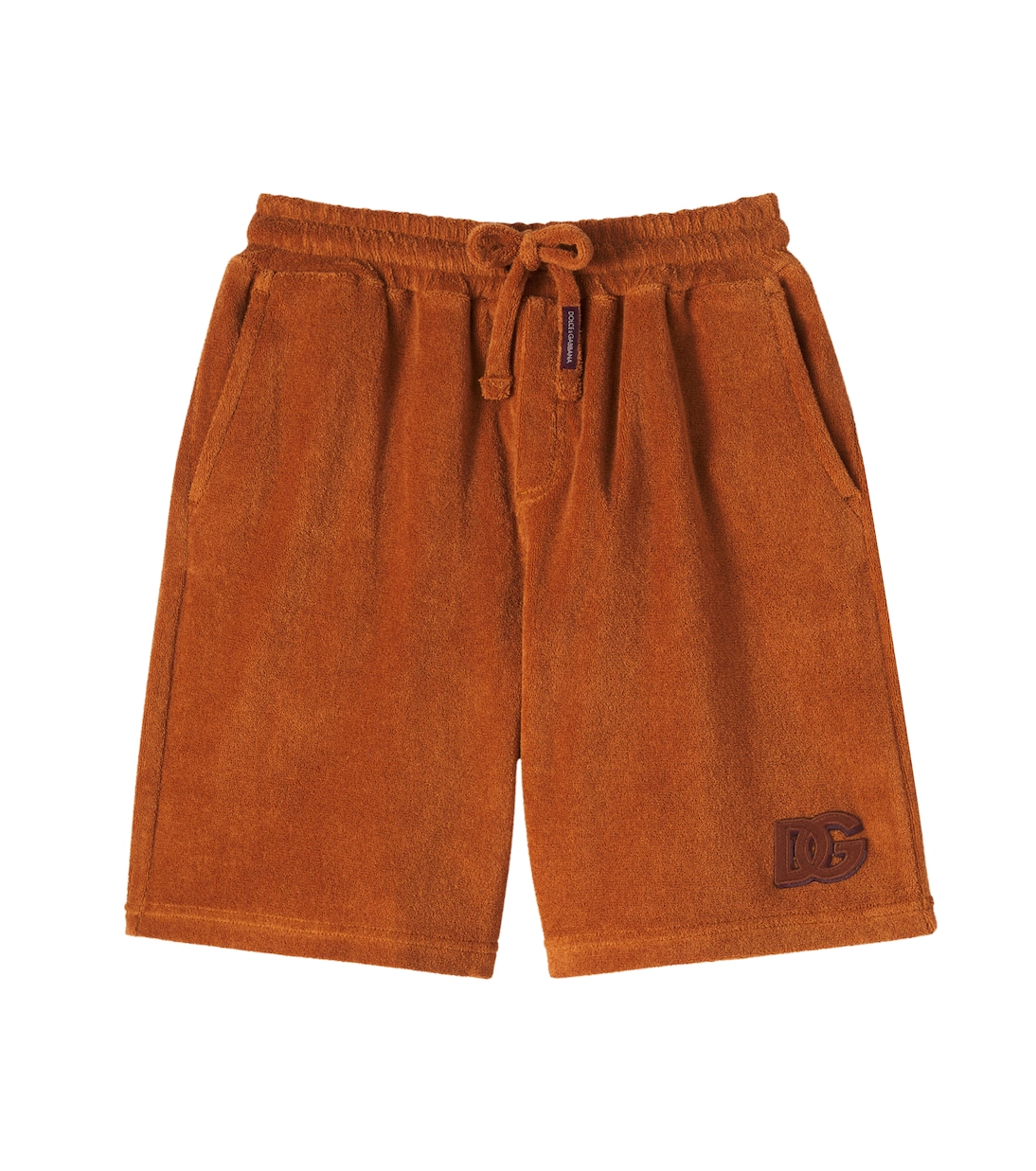 DG cotton terry shorts | Dolce&Gabbana Kids
