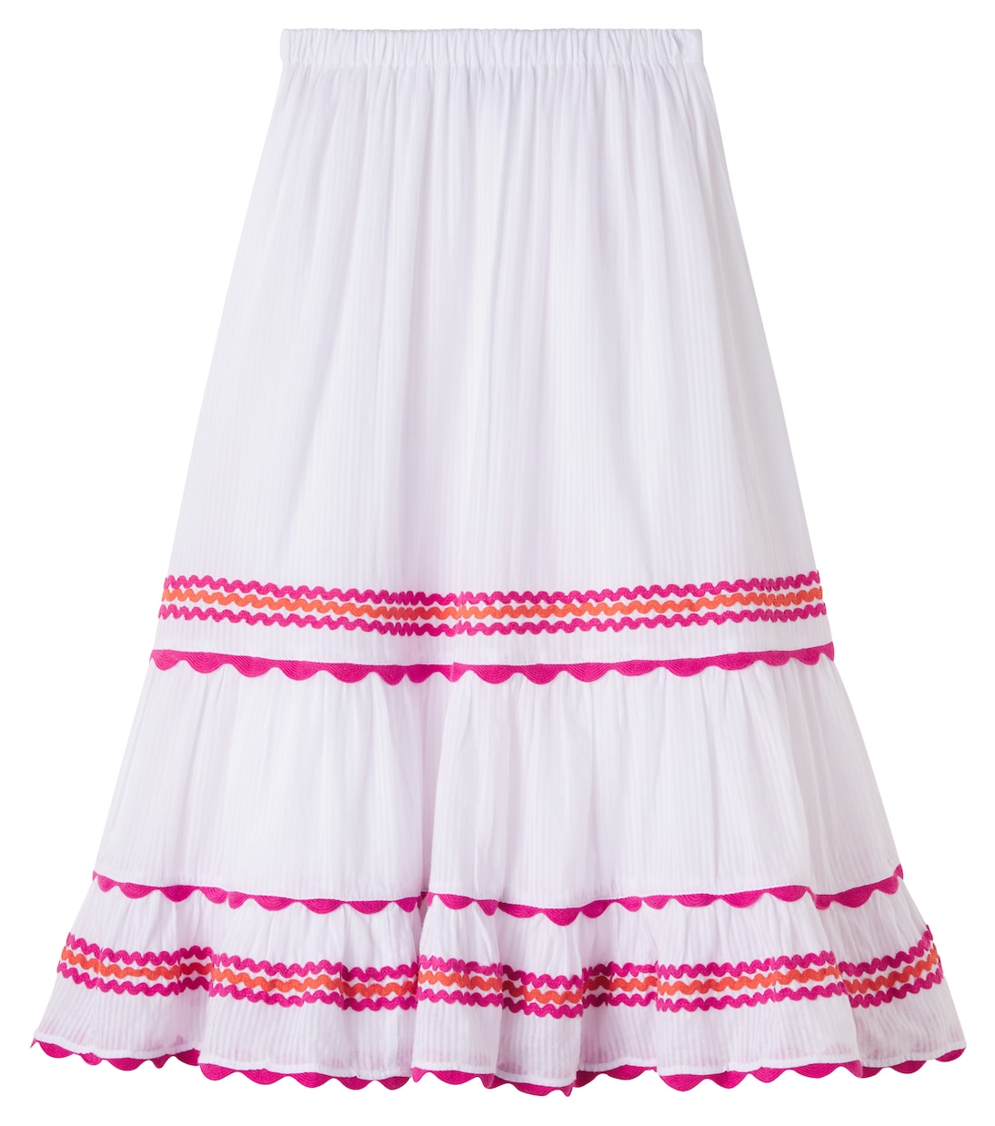 Crochet-trimmed cotton skirt  | Tartine et Chocolat