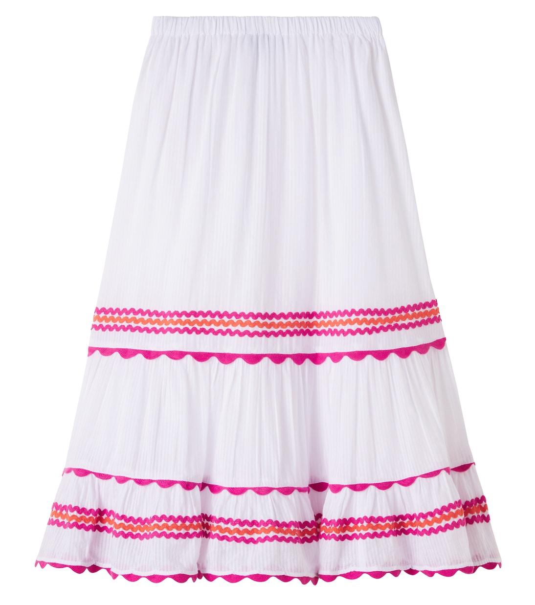 Crochet-trimmed cotton skirt  | Tartine et Chocolat