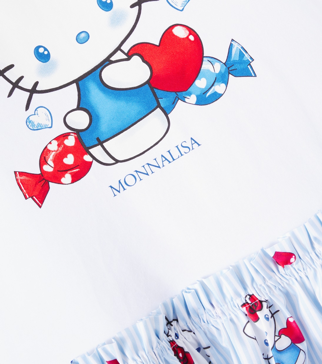 X Hello Kitty Kleid aus Jersey | Monnalisa
