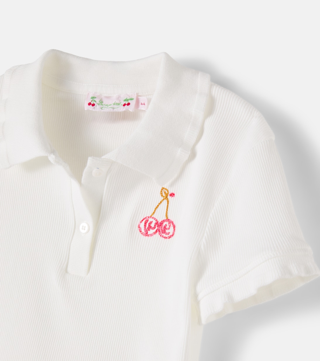 Polo Gina de algodón bordada | Bonpoint