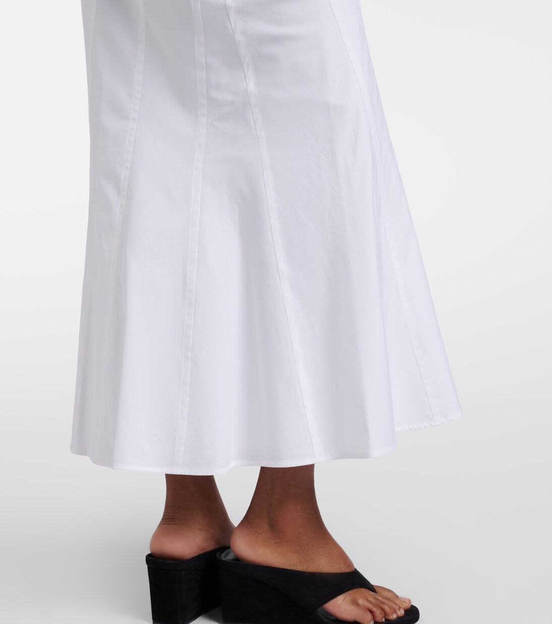 Ora cotton poplin midi skirt | Fforme