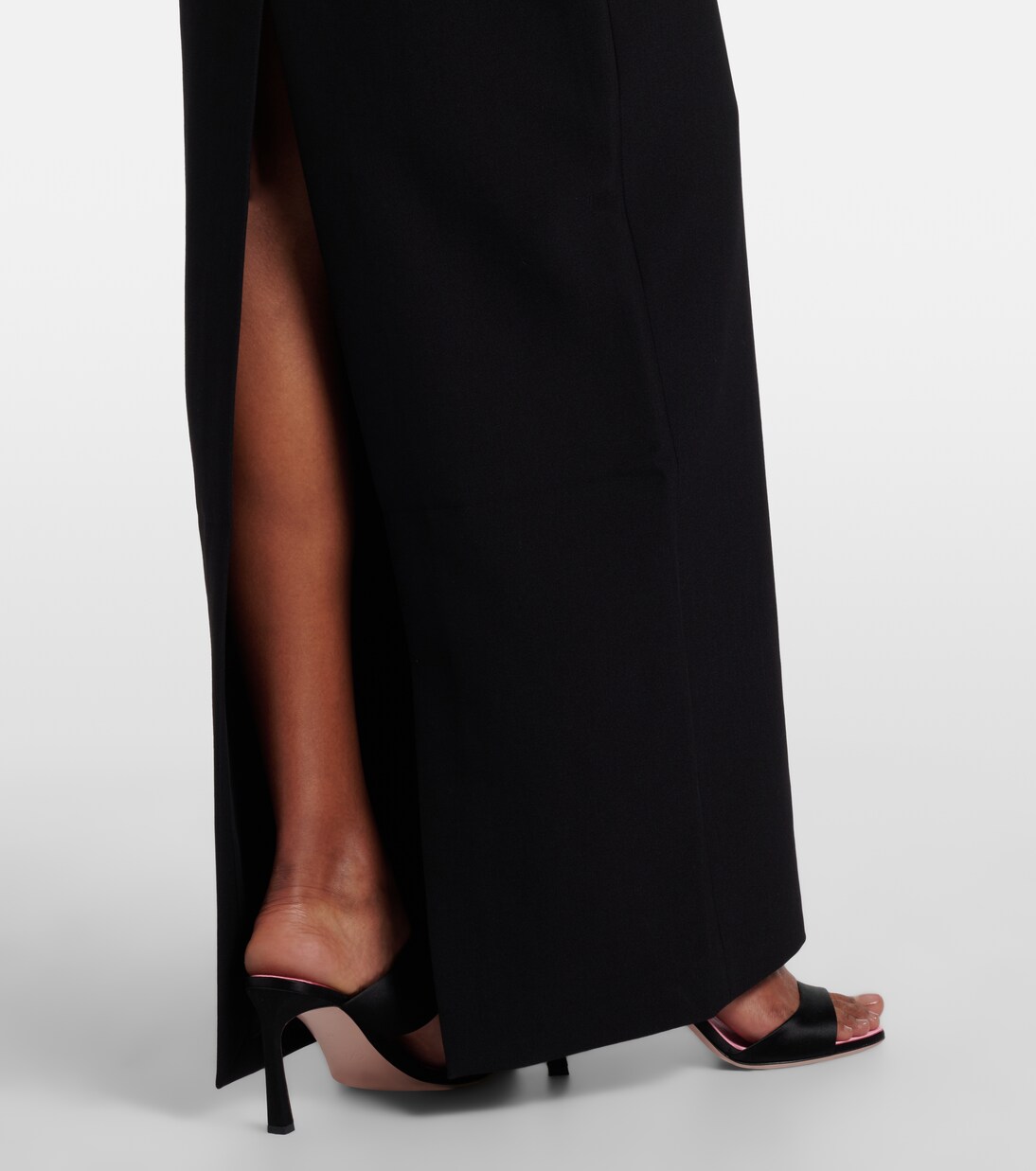 Floral-appliqué crêpe gown | Roland Mouret