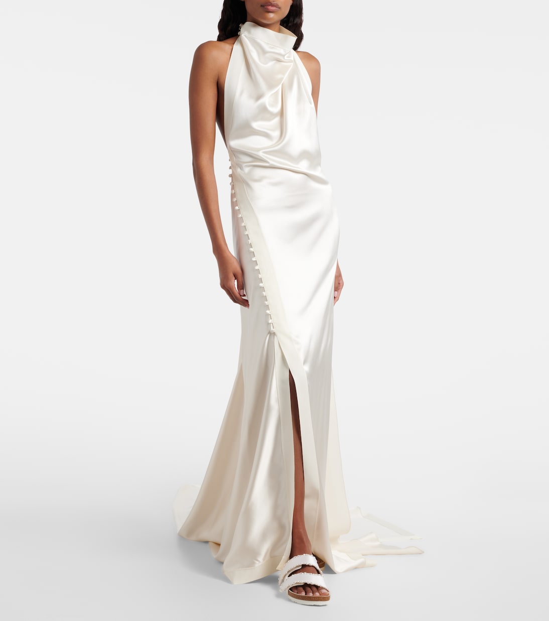 Sandali Arizona in raso con perle bijoux | Birkenstock 1774