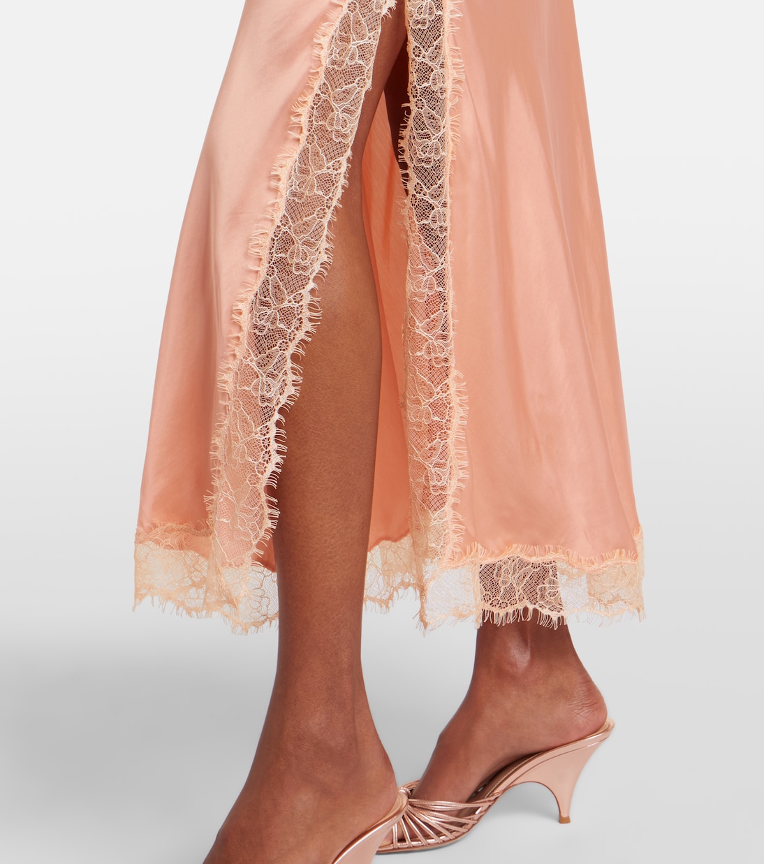 Bianca halterneck satin minidress | Poupette St Barth