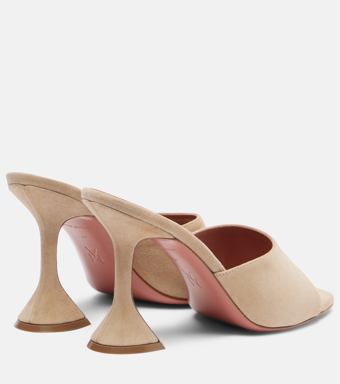 Lupita suede mules | Amina Muaddi