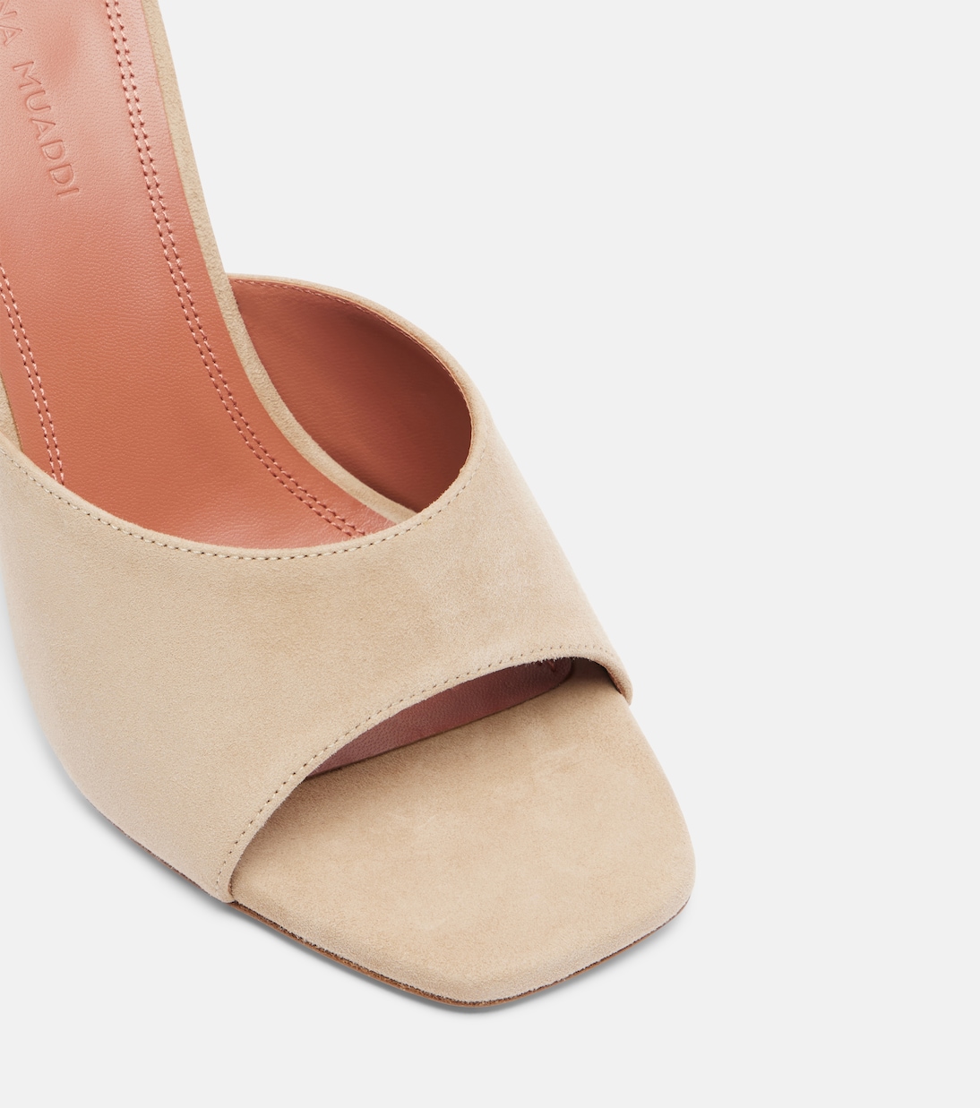 Lupita suede mules | Amina Muaddi