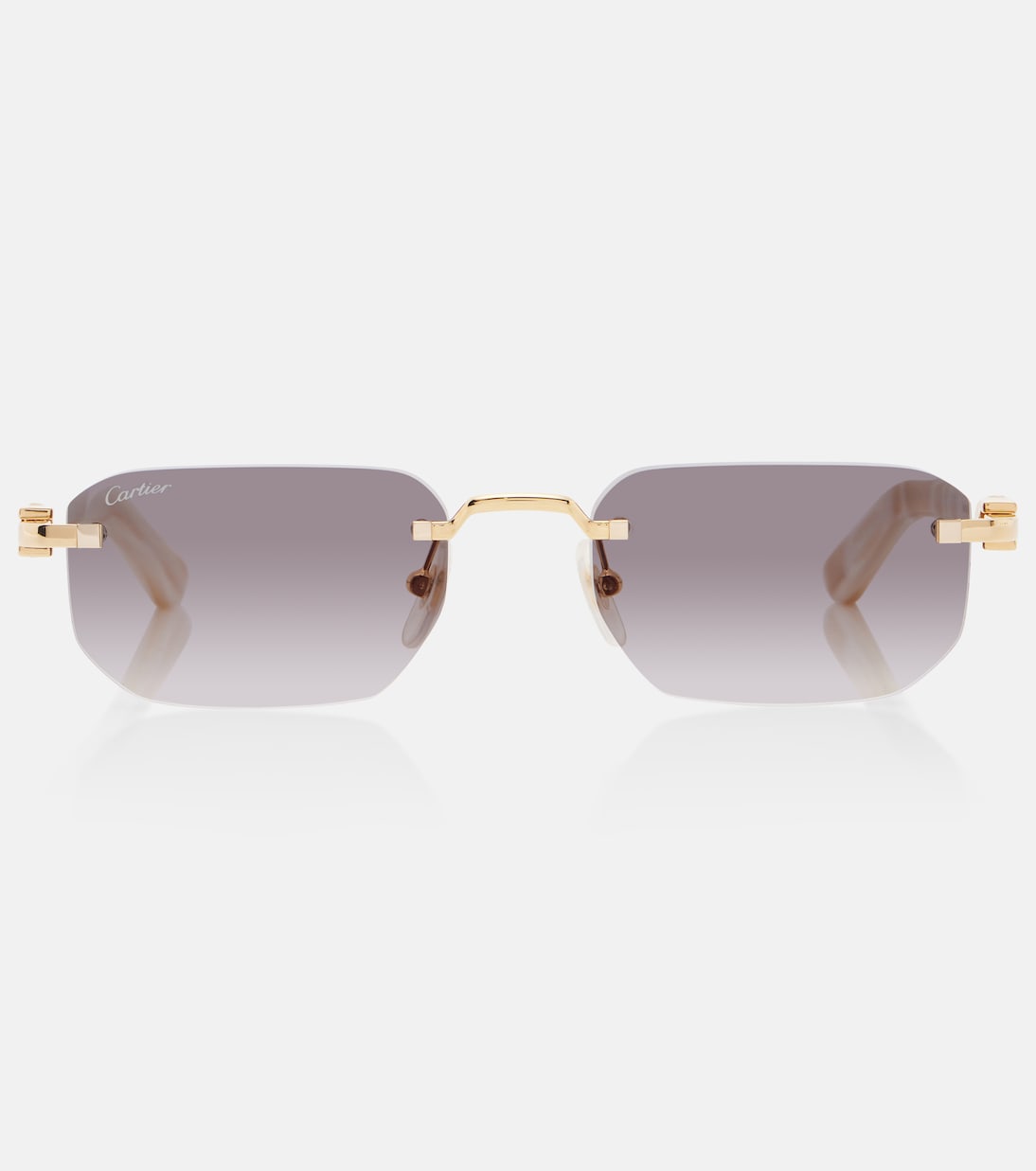 نظارات شمسية مستطيلة Signature C | Cartier Eyewear Collection