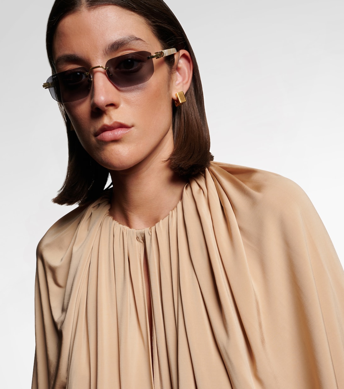 نظارات شمسية مستطيلة Signature C | Cartier Eyewear Collection