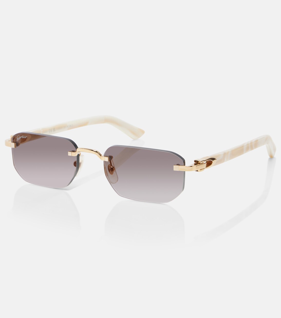 نظارات شمسية مستطيلة Signature C | Cartier Eyewear Collection