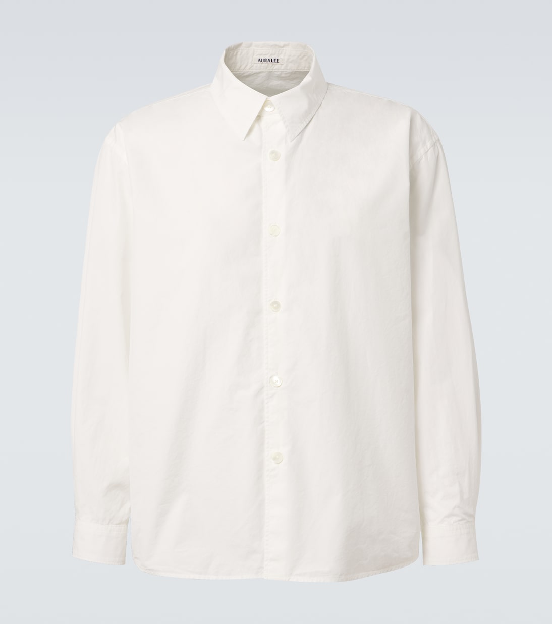 Cotton poplin shirt | Auralee