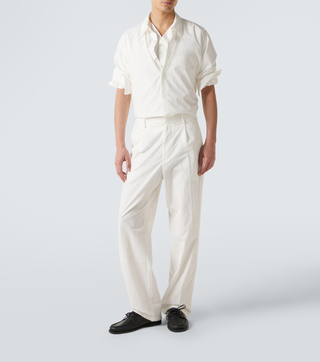 Cotton poplin shirt | Auralee