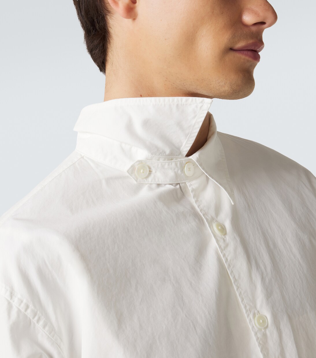 Cotton poplin shirt | Auralee
