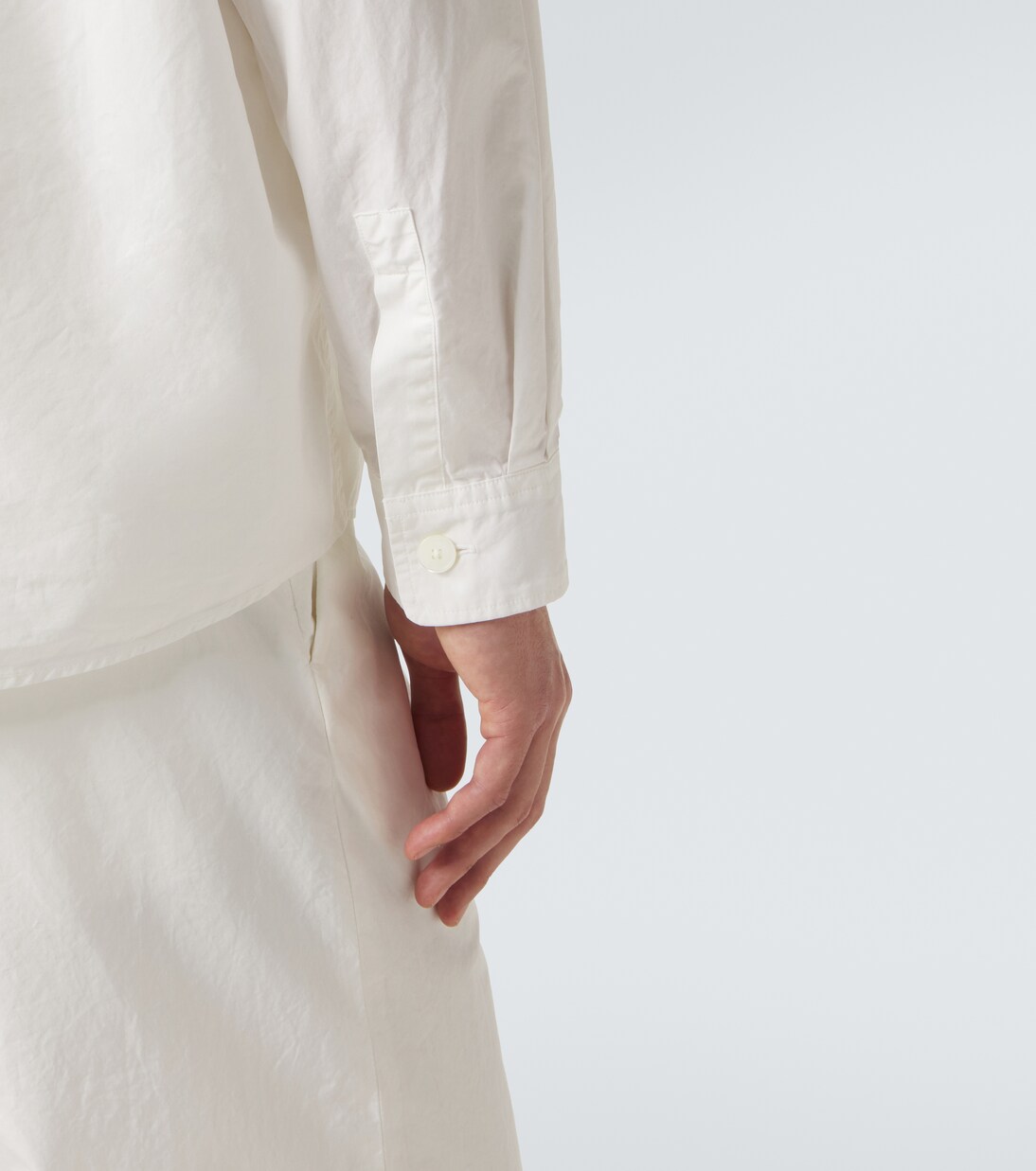 Cotton poplin shirt | Auralee