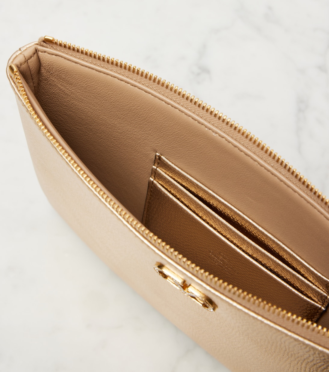VLogo Signature Small embellished pouch | Valentino Garavani