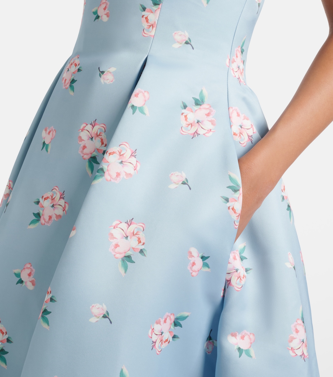 Nora floral bustier gown | Leo Lin