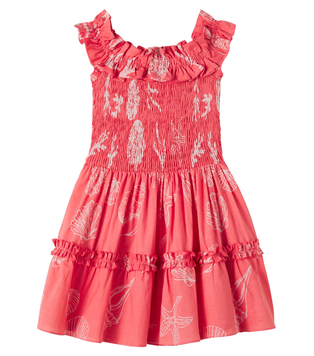 Amber printed cotton dress | Poupette St Barth Kids
