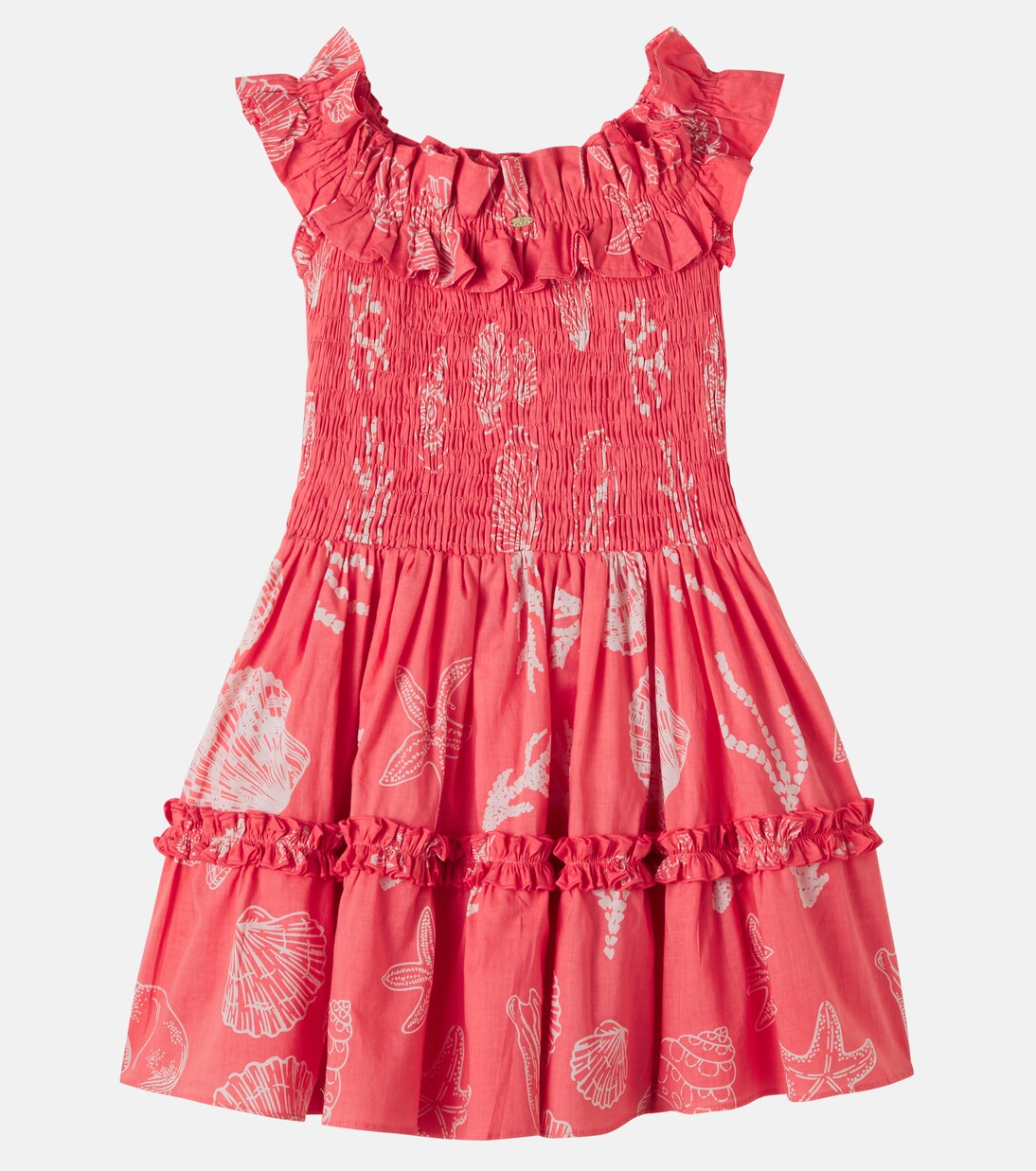 Amber printed cotton dress | Poupette St Barth Kids