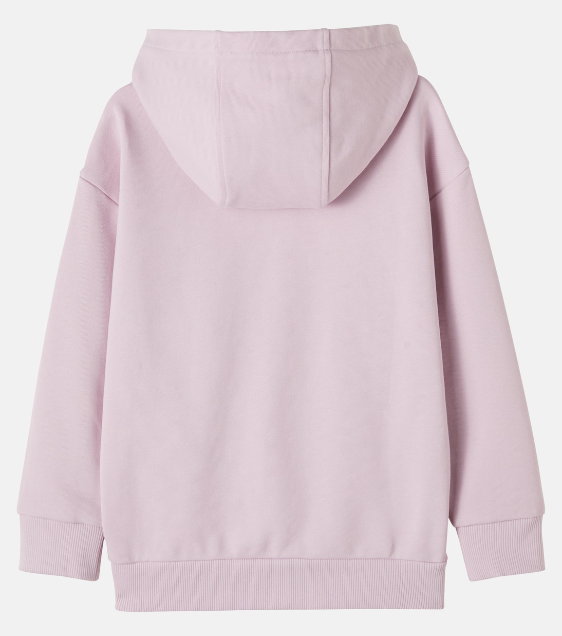 Logo embroidered cotton jersey hoodie | Versace Kids