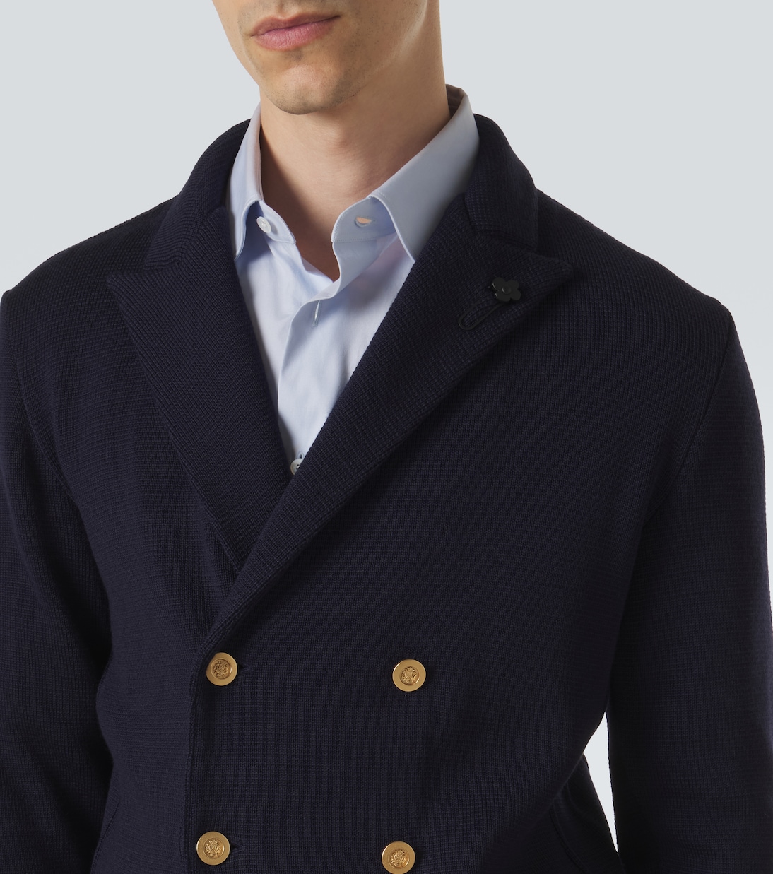 Blazer doppiopetto in lana vergine | Lardini