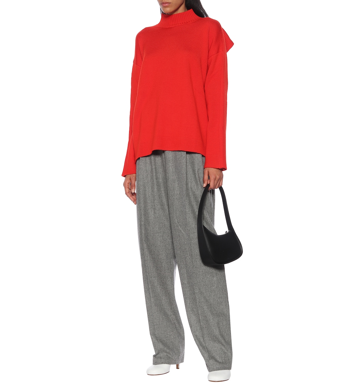 Wool mockneck sweater | Monse