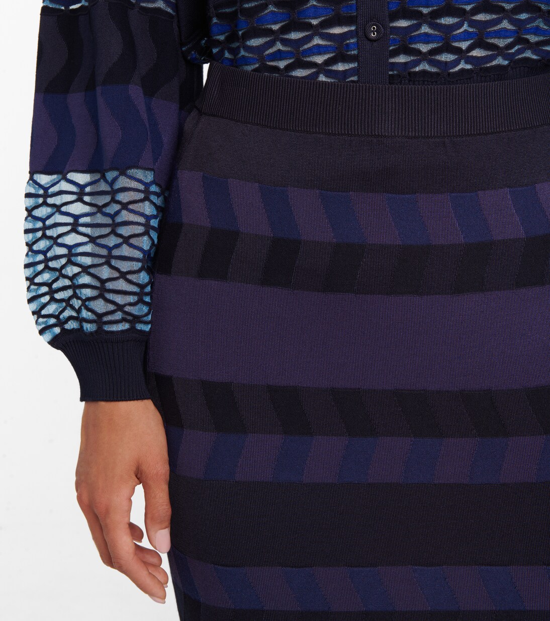 Rosa ribbed-knit midi skirt | Diane von Furstenberg