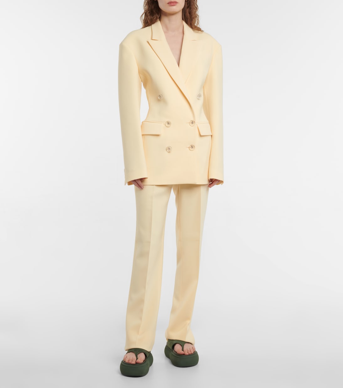 Sandalen Selene aus Veloursleder | The Attico