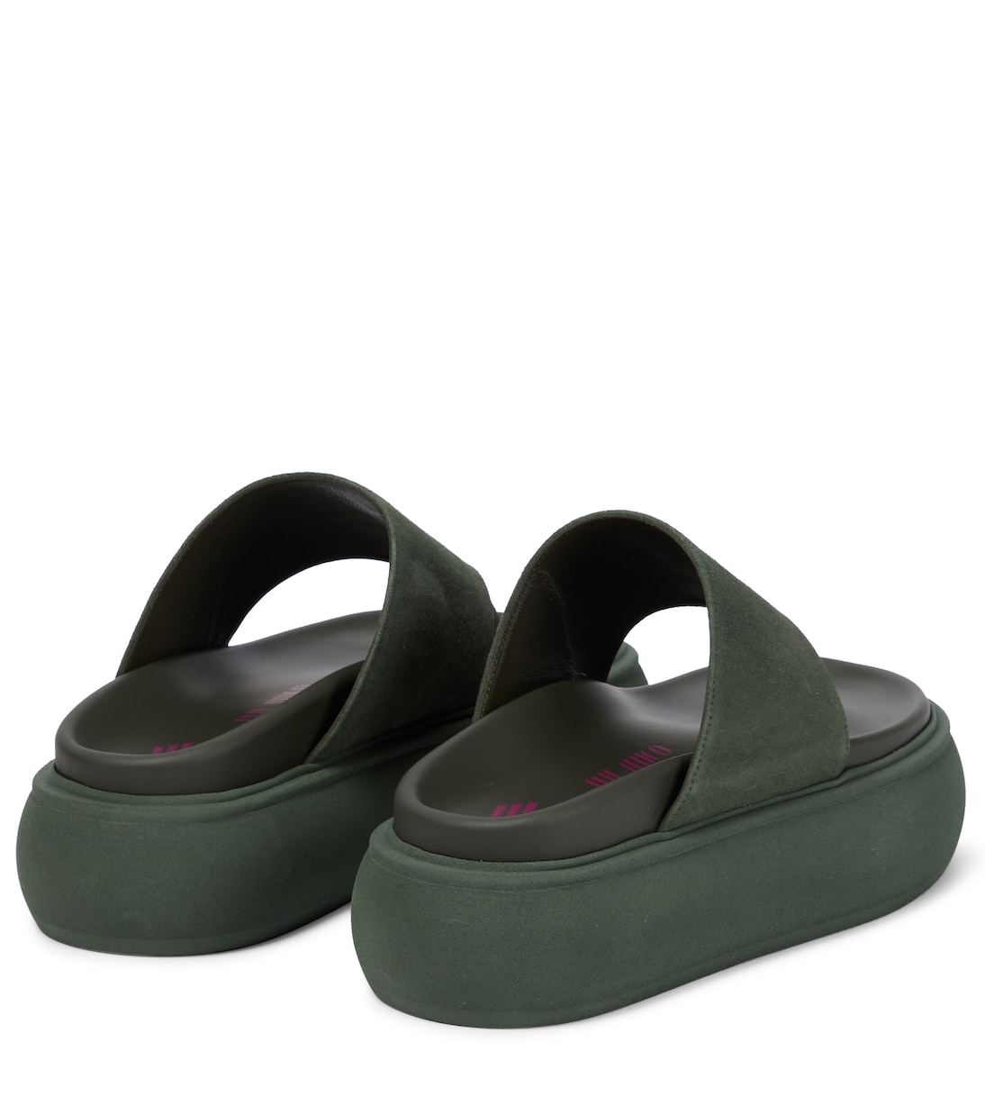 Sandalen Selene aus Veloursleder | The Attico