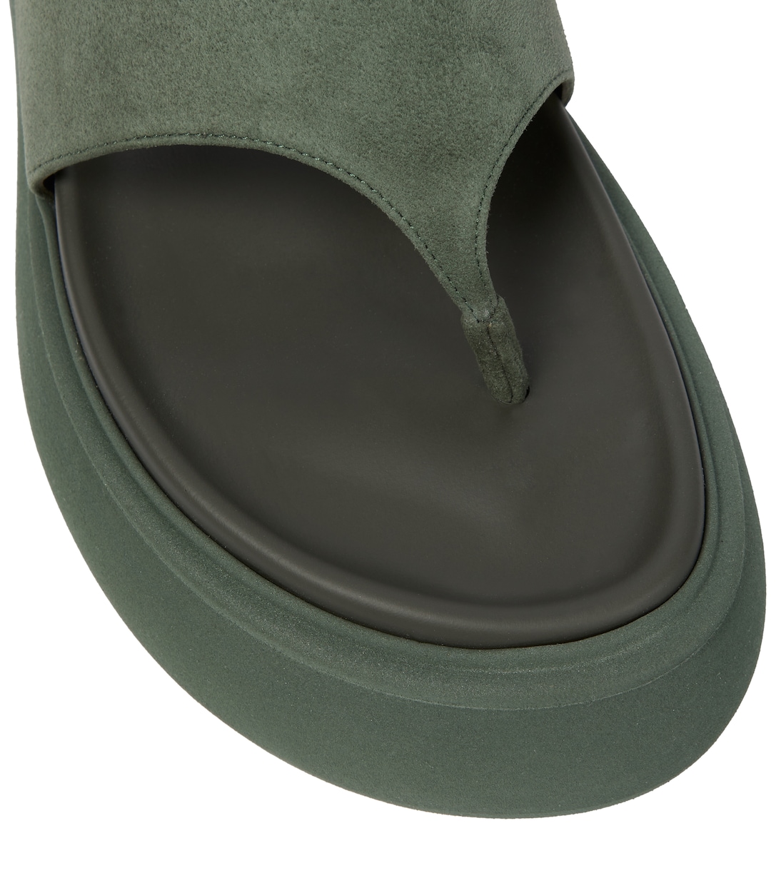 Sandalen Selene aus Veloursleder | The Attico