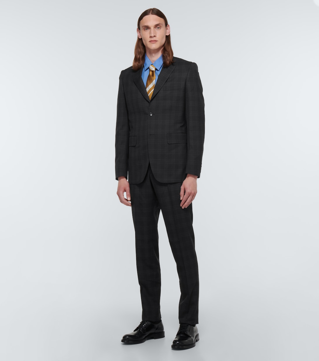 Blazer en laine à carreaux | Comme des Garçons Homme Deux