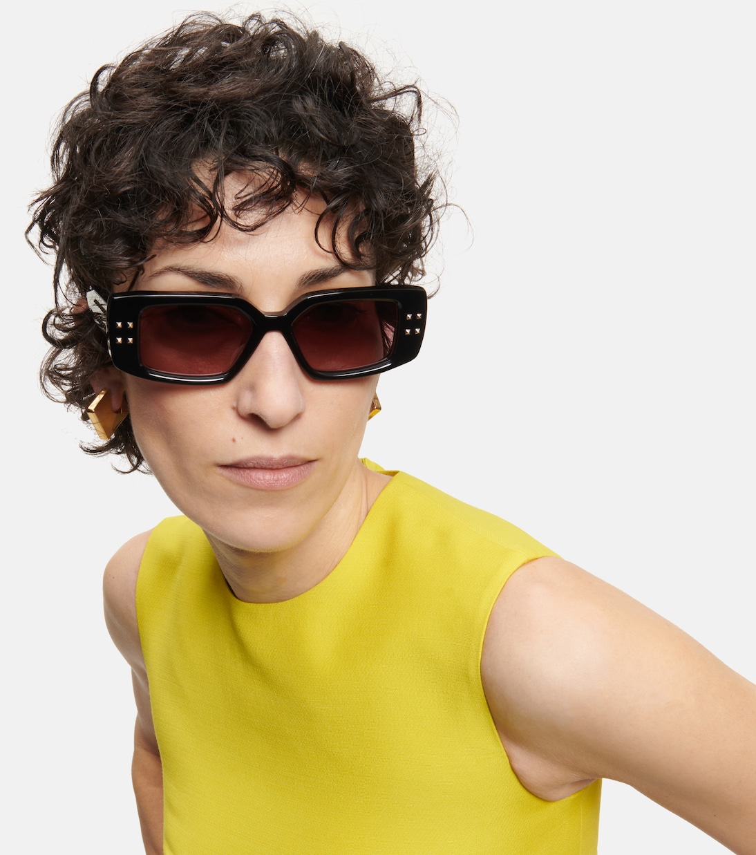 V-Cinque rectangular sunglasses | Valentino