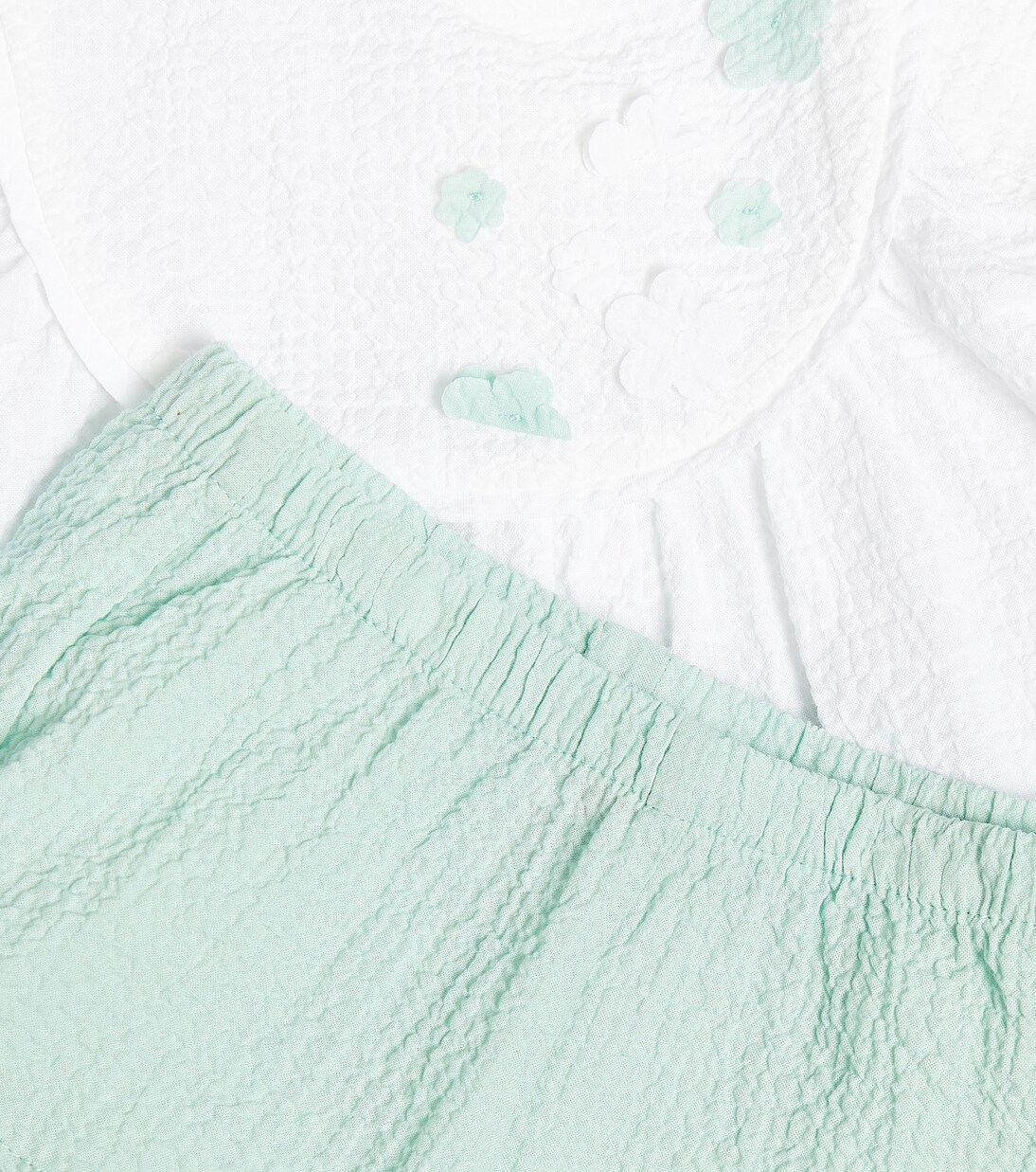 Baby cotton top and shorts set | Il Gufo