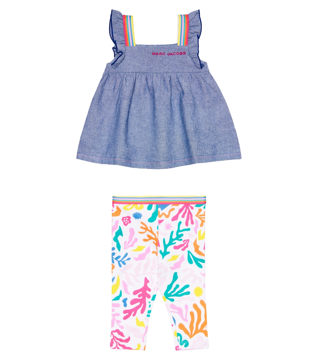 Baby cotton top and leggings set | Marc Jacobs Kids
