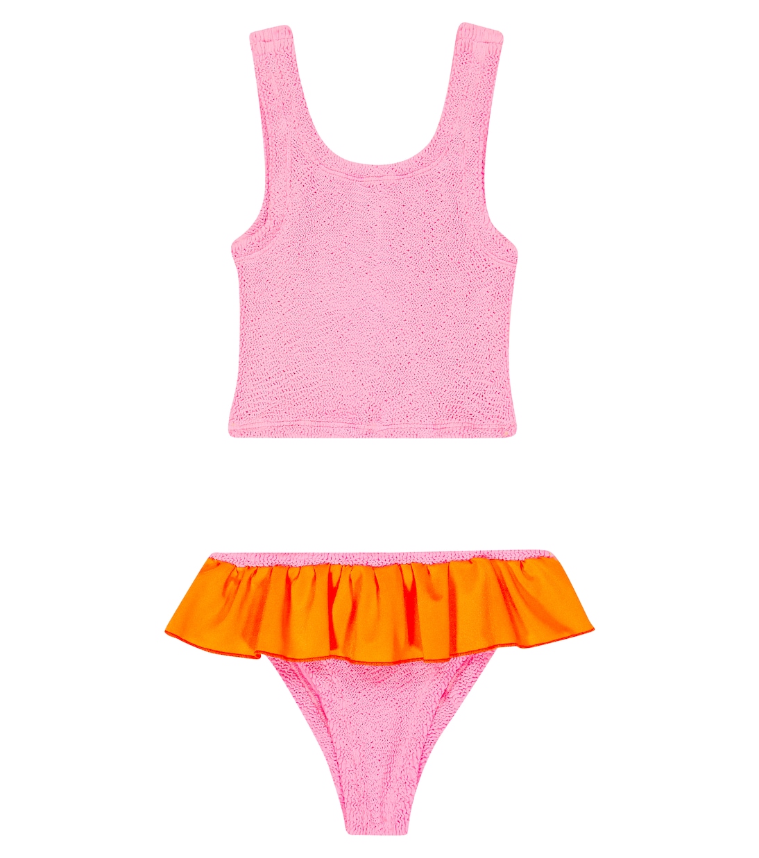 Olive ruffled bikini | Hunza G Kids