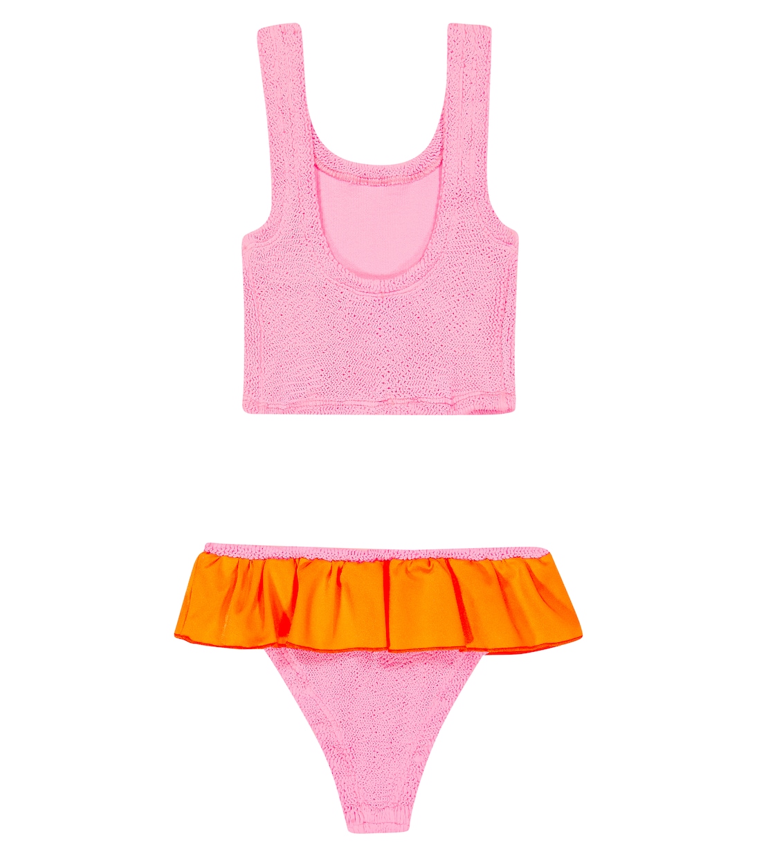 Olive ruffled bikini | Hunza G Kids