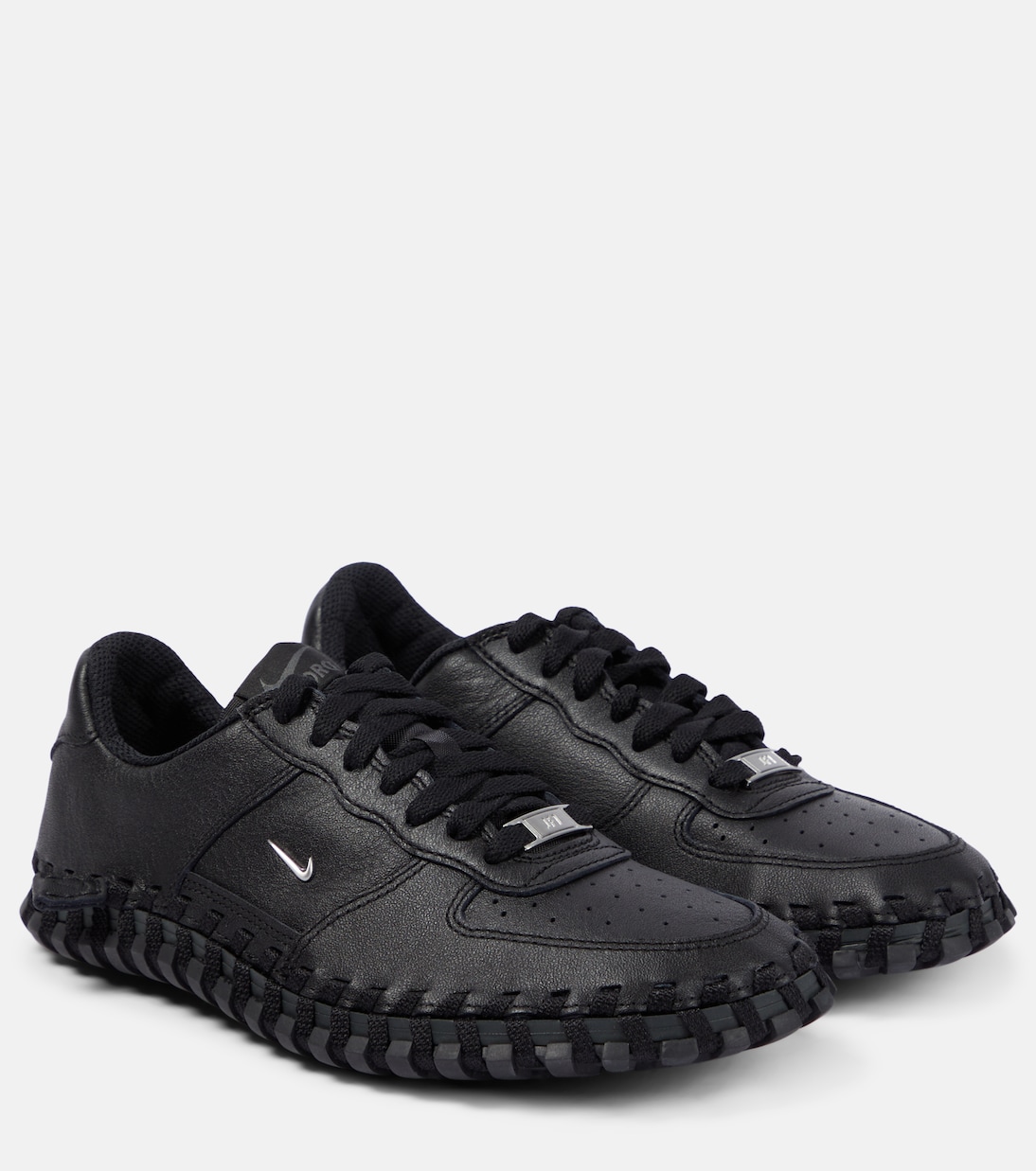x Jacquemus J Force 1 metallic leather sneakers | Nike