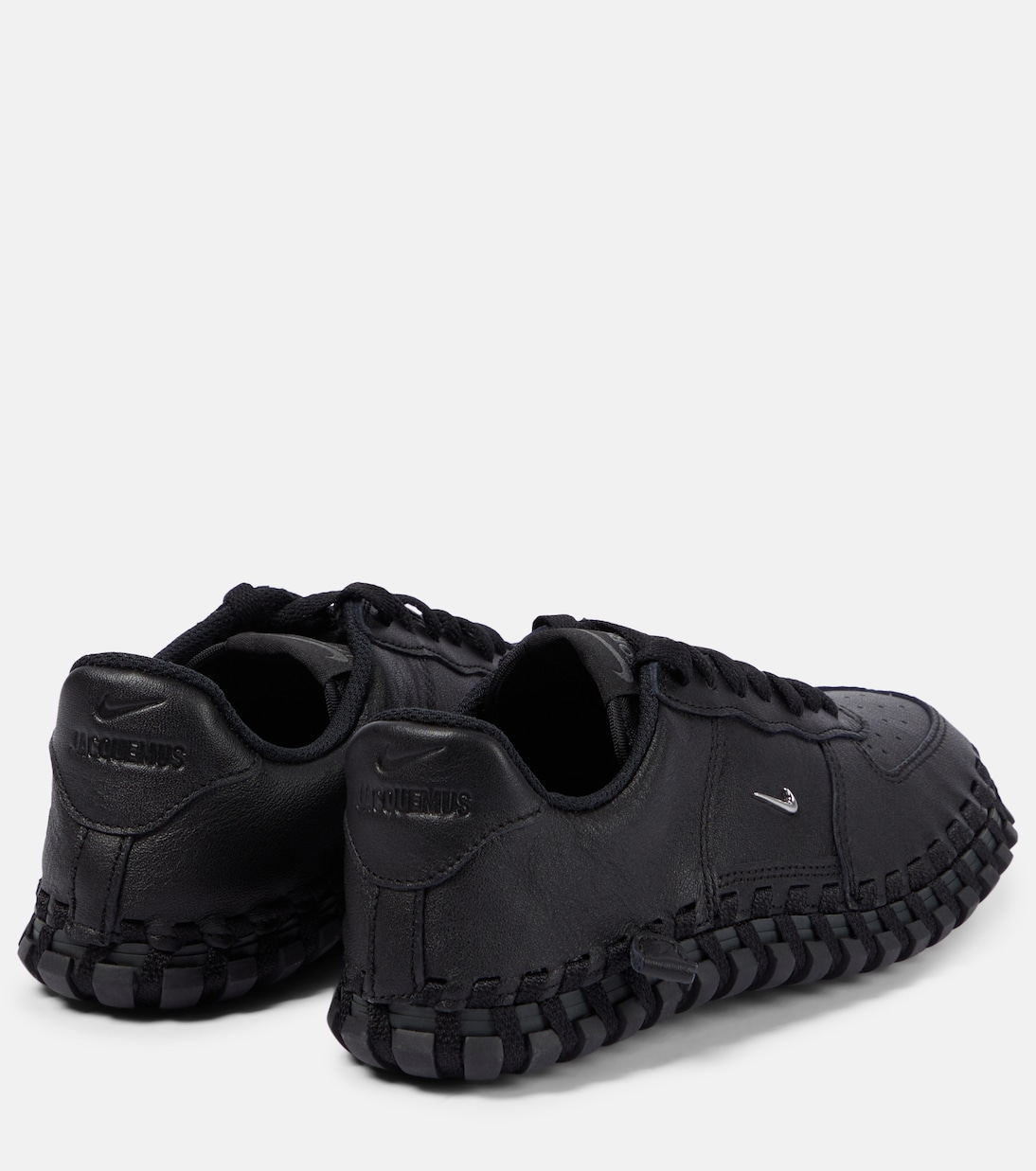 x Jacquemus J Force 1 metallic leather sneakers | Nike