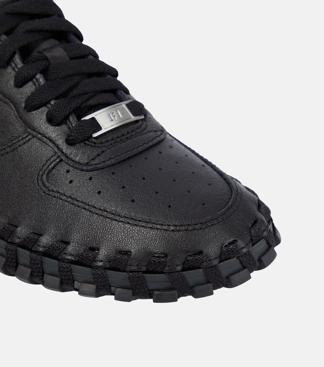x Jacquemus J Force 1 metallic leather sneakers | Nike