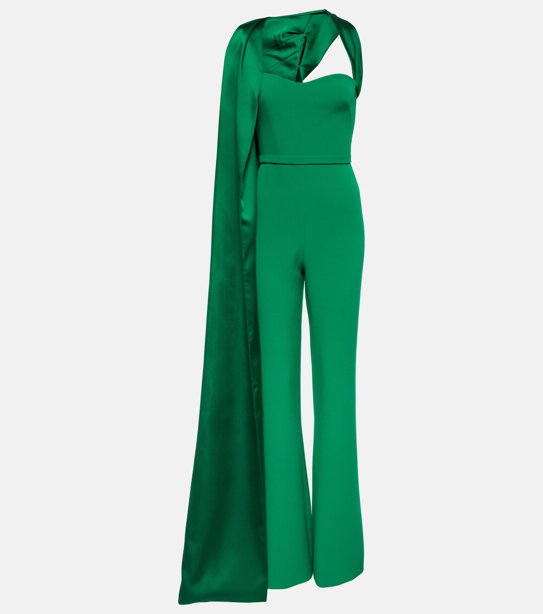Lollian Marmont caped jumpsuit | Safiyaa