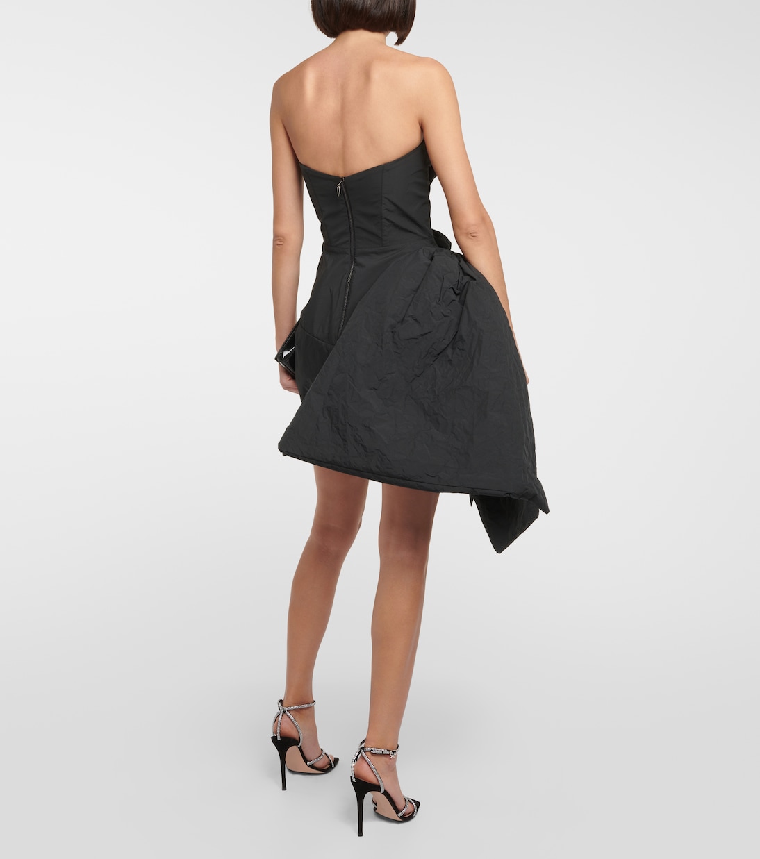 Nucleus asymmetric bustier minidress | Maticevski