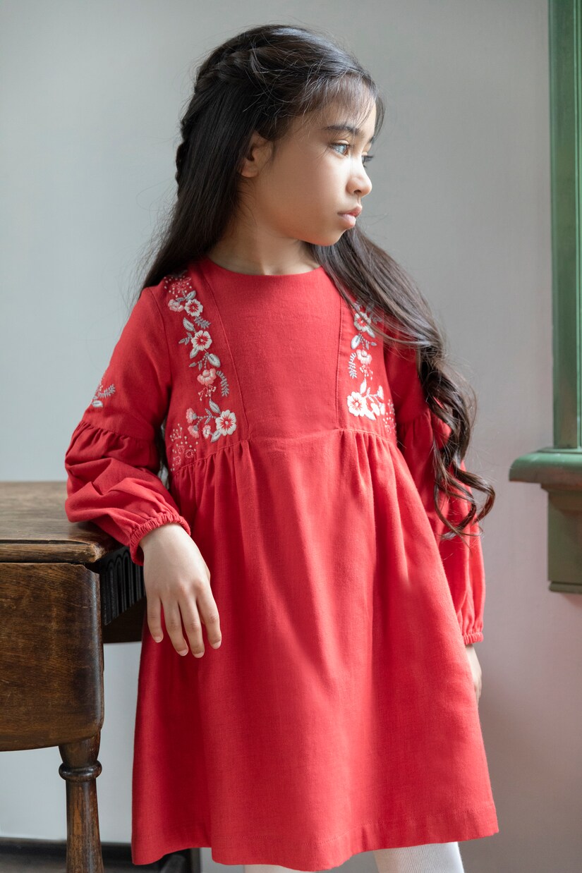 Embroidered cotton-blend dress | Tartine et Chocolat