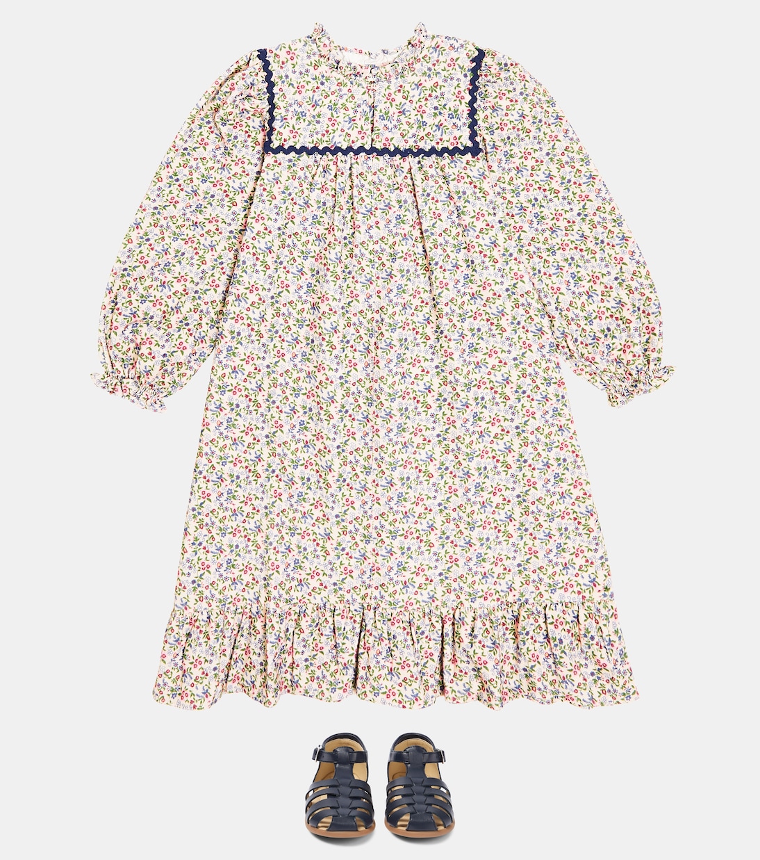Seraphina floral corduroy dress | The New Society