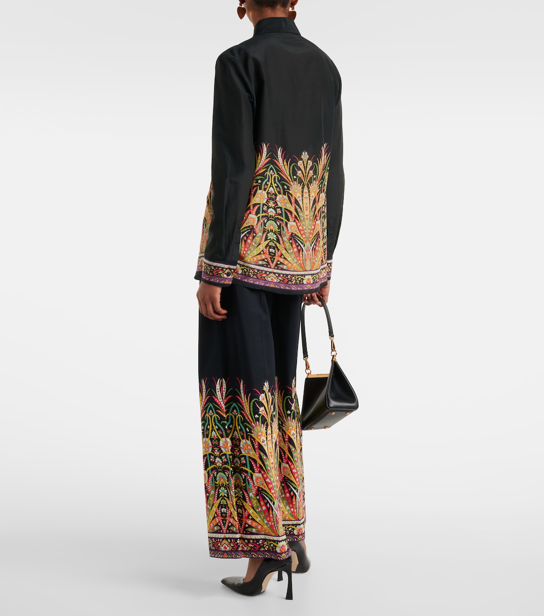 Bedrucktes Hemd aus Baumwolle und Seide | Etro